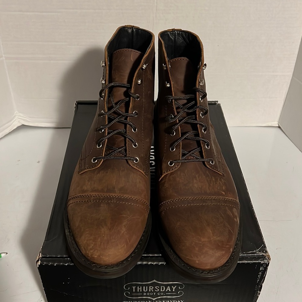 Men's Natural Captain Boots by Thursday Boot Co. ( 0059 )